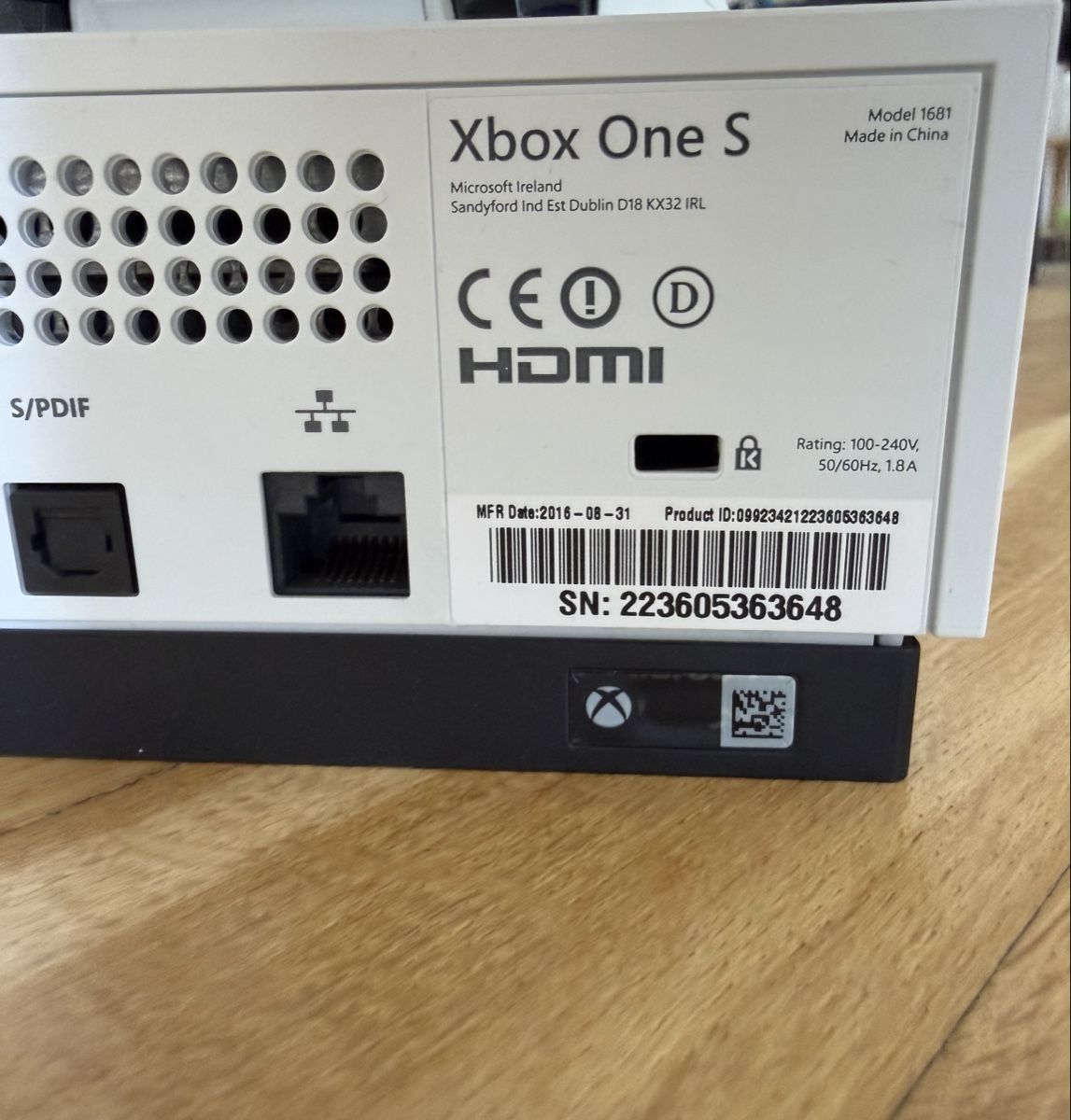 Microsoft Konsolen: Xbox One S mit 4 Games und Controller ohne HDMI Kabel – Gebraucht aus Niederrohrdorf von retonoris 2