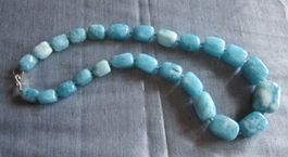 moderne Edelstein Heilstein Kette; natürlicher Amazonit