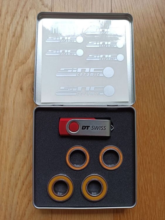 DT Swiss Kugellager - Hochwertiges Industrielager 15mm In Silber