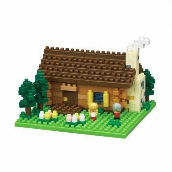 Nanoblock Kit di costruzioni: Nanoblock - Swiss Log Cabin (Level 2) – Nuovo e nell'imballaggio originale da Hochdorf venduto da ruest-online