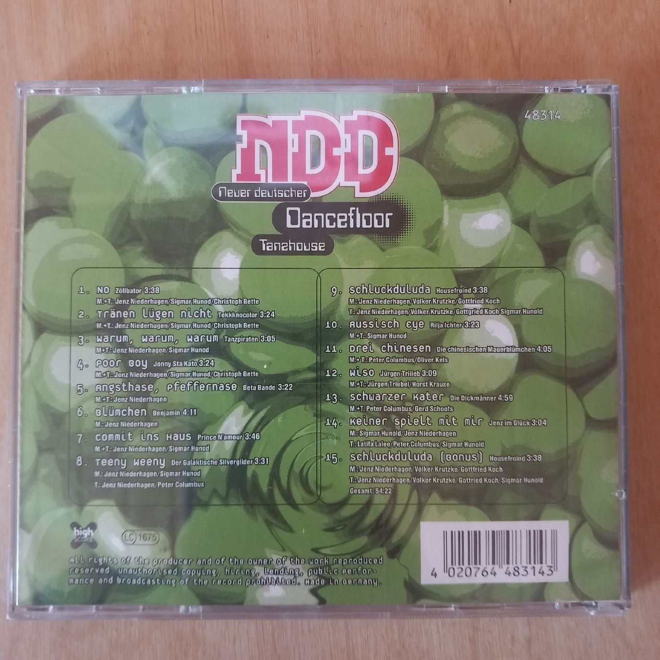 CD: NDD - Dancefloor (Neuer Deutscher Dancefloor) – Usato da Ganterschwil venduto da zaz_h9b6 2