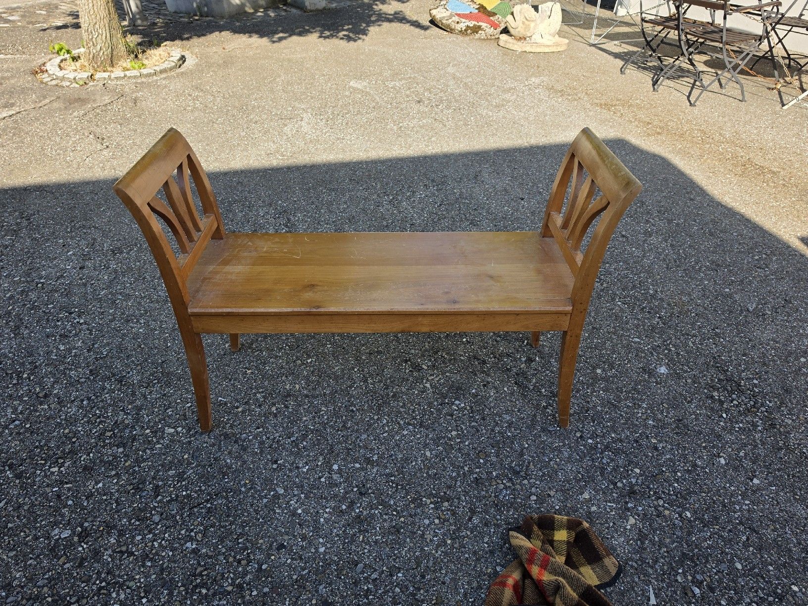 Panchine: Holzbank mit zwei Lehnen,   – Usato da Mettlen venduto da elios0888