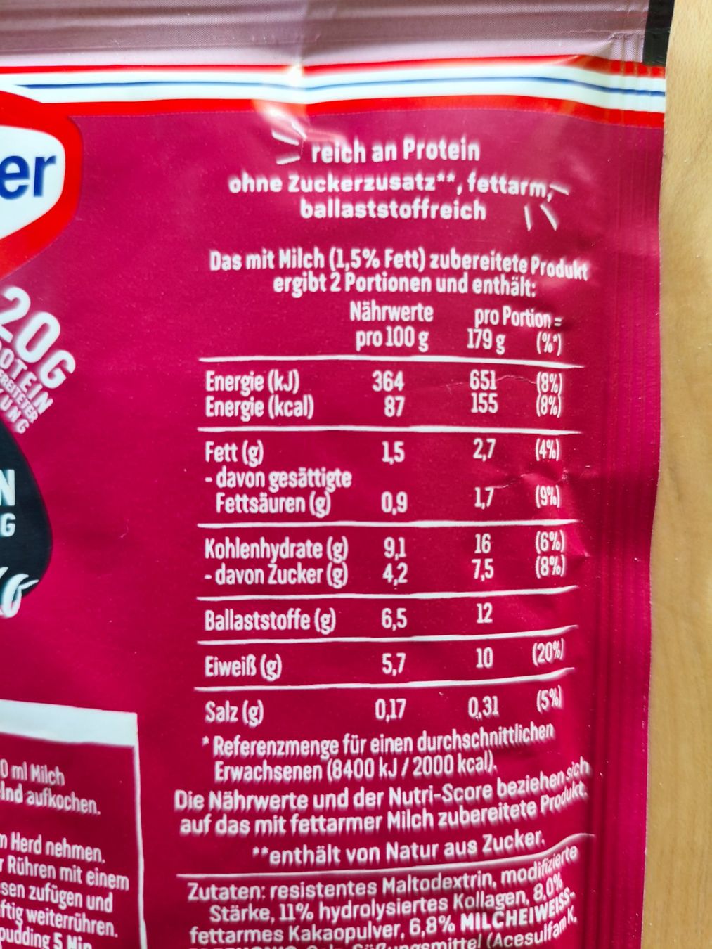 Cibi & Specialità: 30x High Protein Schoko Pudding – Nuovo e nell'imballaggio originale da Hermiswil venduto da Volvorine 1