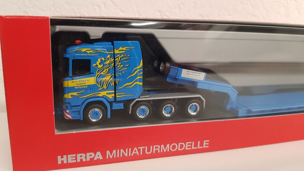 Herpa 747196 Scania CS 20 ND Empl Bison Bergefahrzeug Luxemburger Armee Luxemburg 187 Neu Ovp