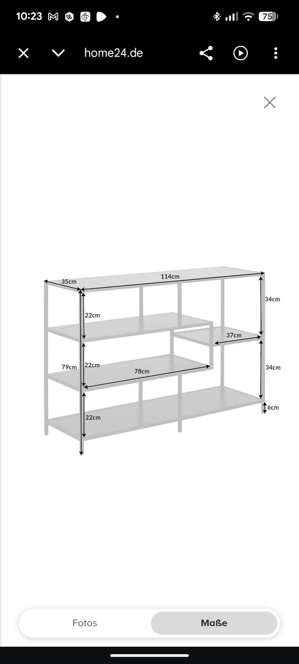 Scaffali: Regal / TV-Möbel / Bücherregal / Sideboard – Usato da Hochdorf venduto da dani6283 2