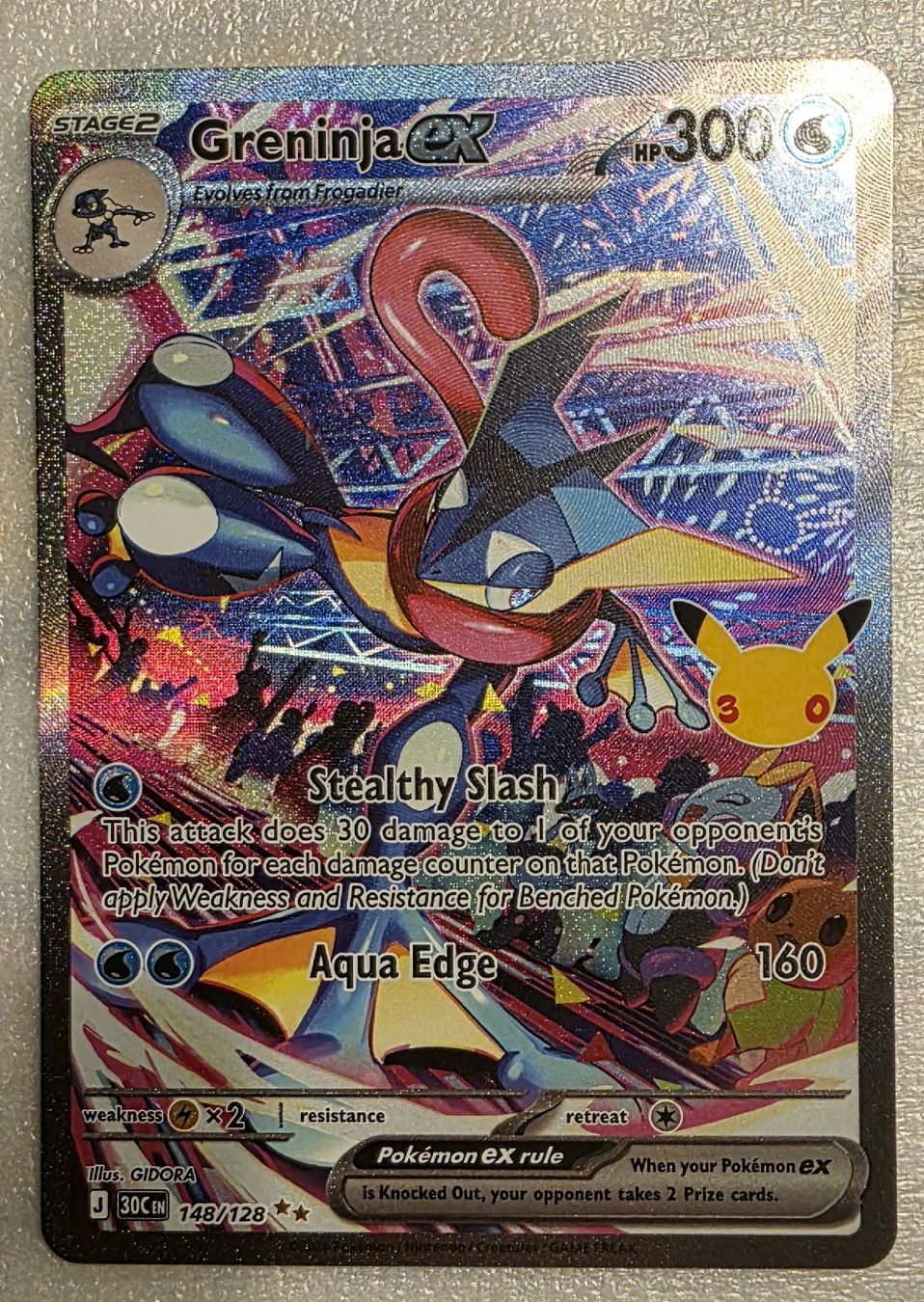 Pokémon Cartes à collectionner: Greninja EX 30th – D'occasion à Contone par Dexx86