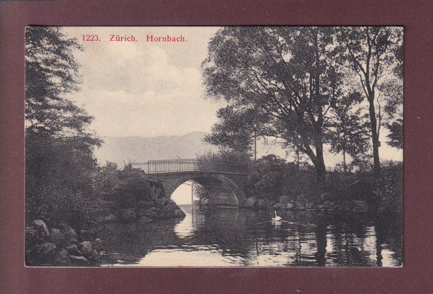 Cartoline postali: ZÜRICH - Hornbach - 1911 – Usato da Pully venduto da nicecards
