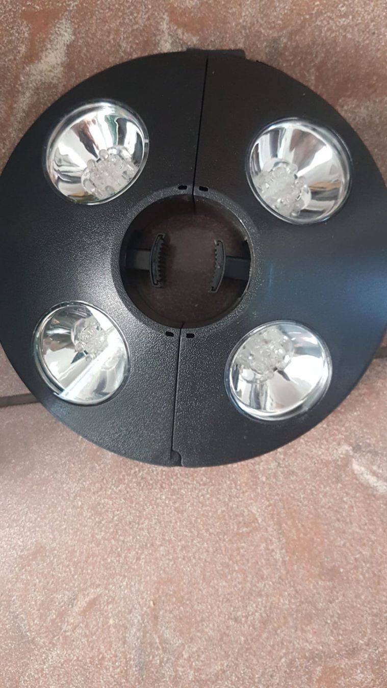 Lampade: Florabest LED-Gartenschirmleuchte – Nuovo (secondo la descrizione) da Wohlen AG venduto da stifno-industries 2