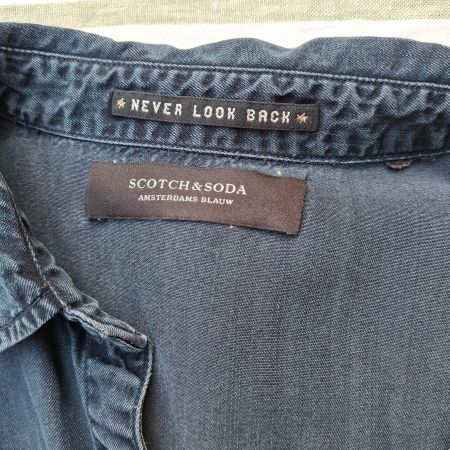Scotch & Soda Hemdbluse Gr. S, Schwrzblau, Top Zustand