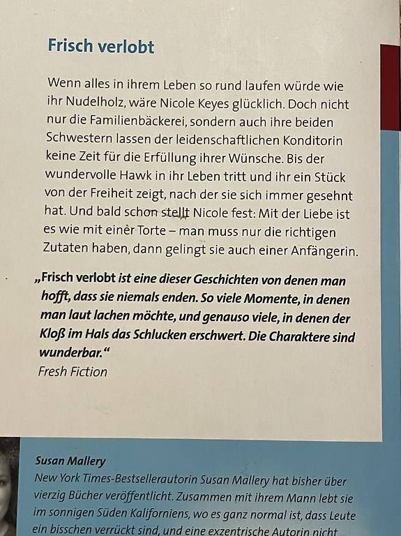 Bücher: Susan Mallory - Bäckerei-Reihe – Gebraucht aus Bazenheid von josiba_6 2