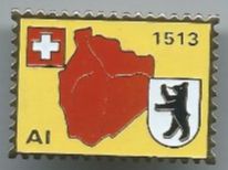 Appenzell Innerrhoden AI Kantonswappen Pin