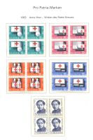 Pro Patria-Viererblocks-Sätze ** 1961-63 P549)