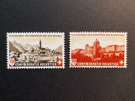 Pro Patria 1943 - komplette Serie ** (ZNr 20, 21)