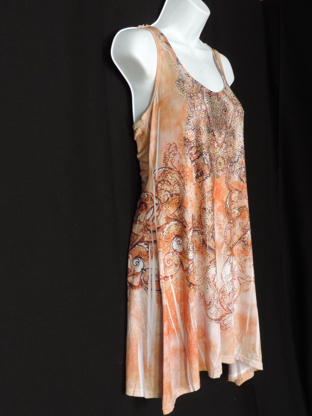 Kleider: robe orange à strass – Gebraucht aus Genève von Axelle333 4