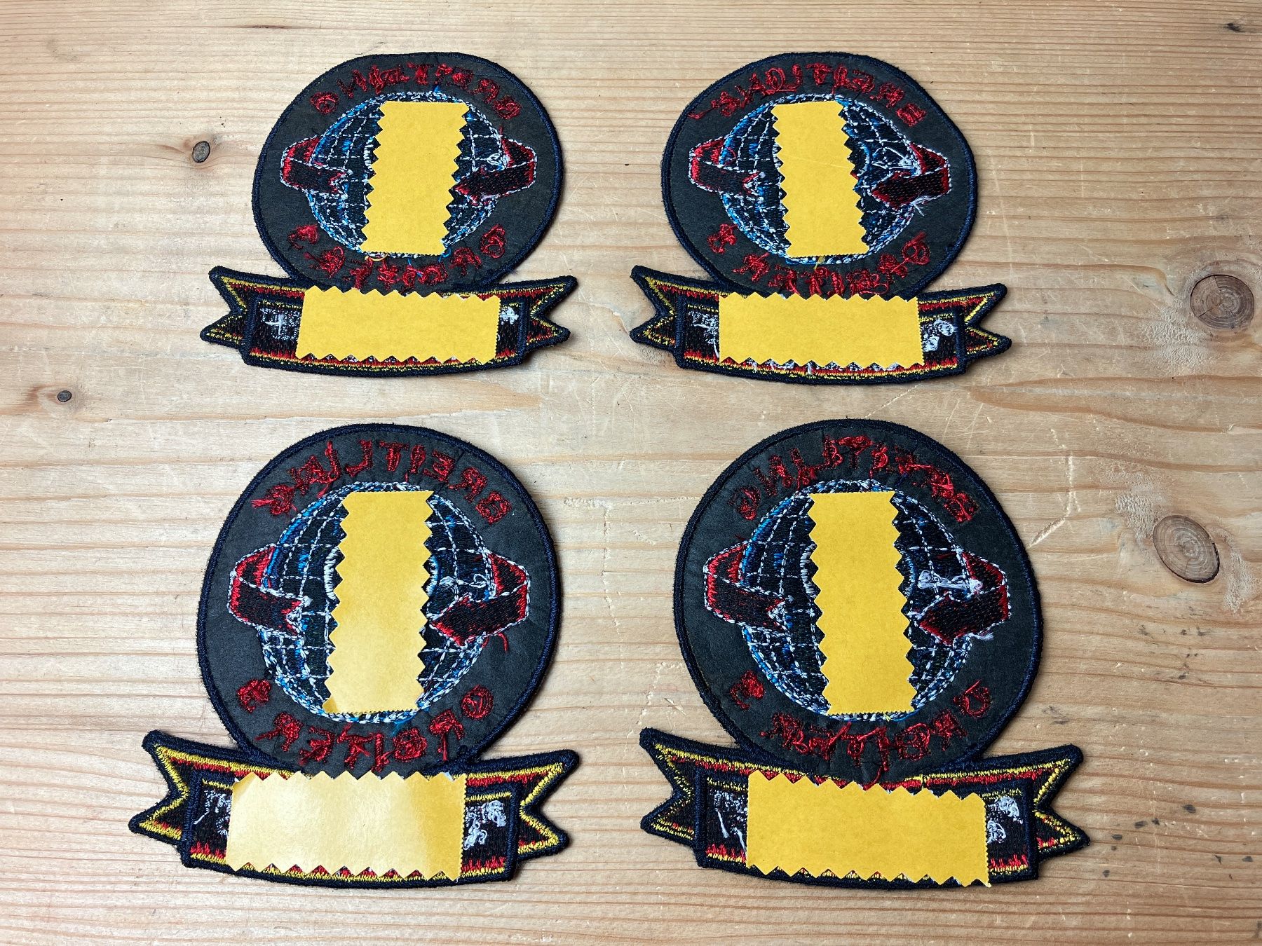 Patches: 5 Stk. Breitling Orbiter 3 Stoff Patch Aufnäher gestickt – Neu (gemäss Beschreibung) aus Fislisbach von Promo 3
