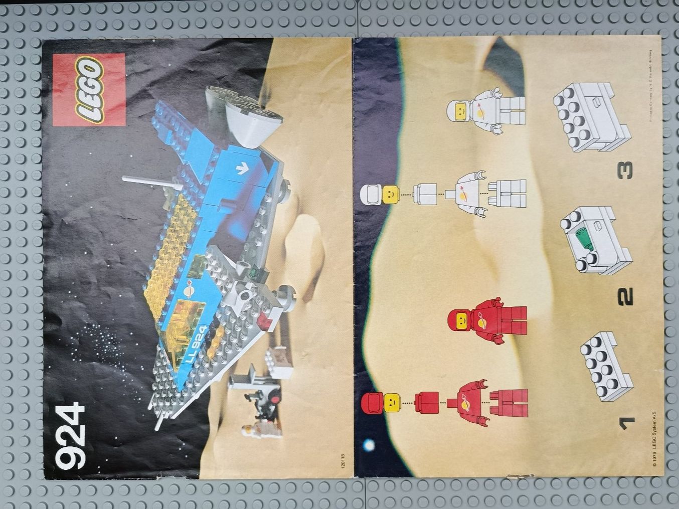 Lego Kit di costruzioni: LEGO Classic Space Anleitung / Instructions - 924 – Difettoso da Muhen venduto da Legoholic