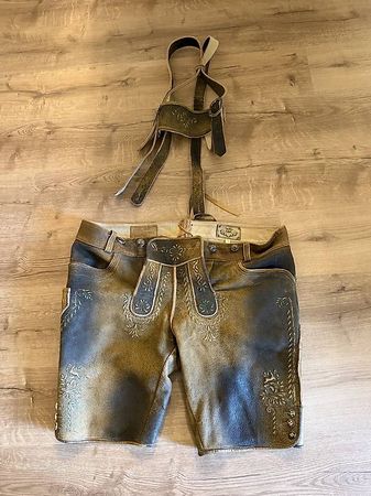 Trachtenlederhose / Lederhose Gr. 56