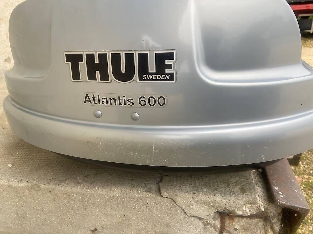Box da tetto: XL Dachbox Thule Atlantis 600 mit oder ohne Träger – Usato da Leuzigen venduto da Doppelrad 3