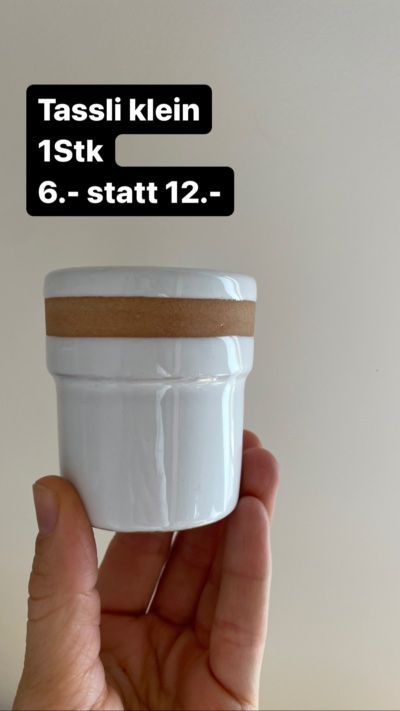 Tassen: Espresso-Tassli weiss neu – Neu und originalverpackt aus Hochdorf von jayayoga
