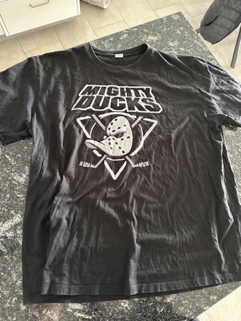 Mighty Ducks T-Shirt, Schwarz, Top Zustand, Grösse L