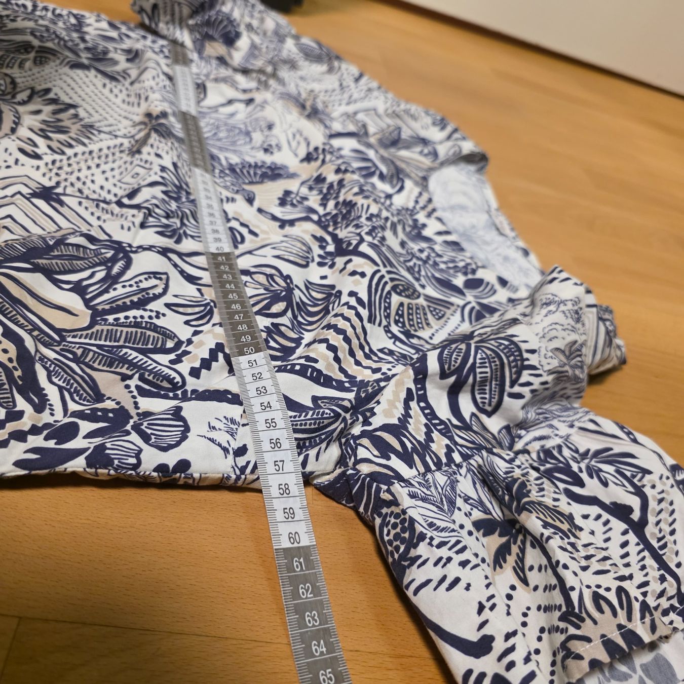 Alba Moda Camicette: Alba Moda Bluse 40/42, Baumwolle, modernes Muster – Usato da Wald ZH venduto da CapLux 5