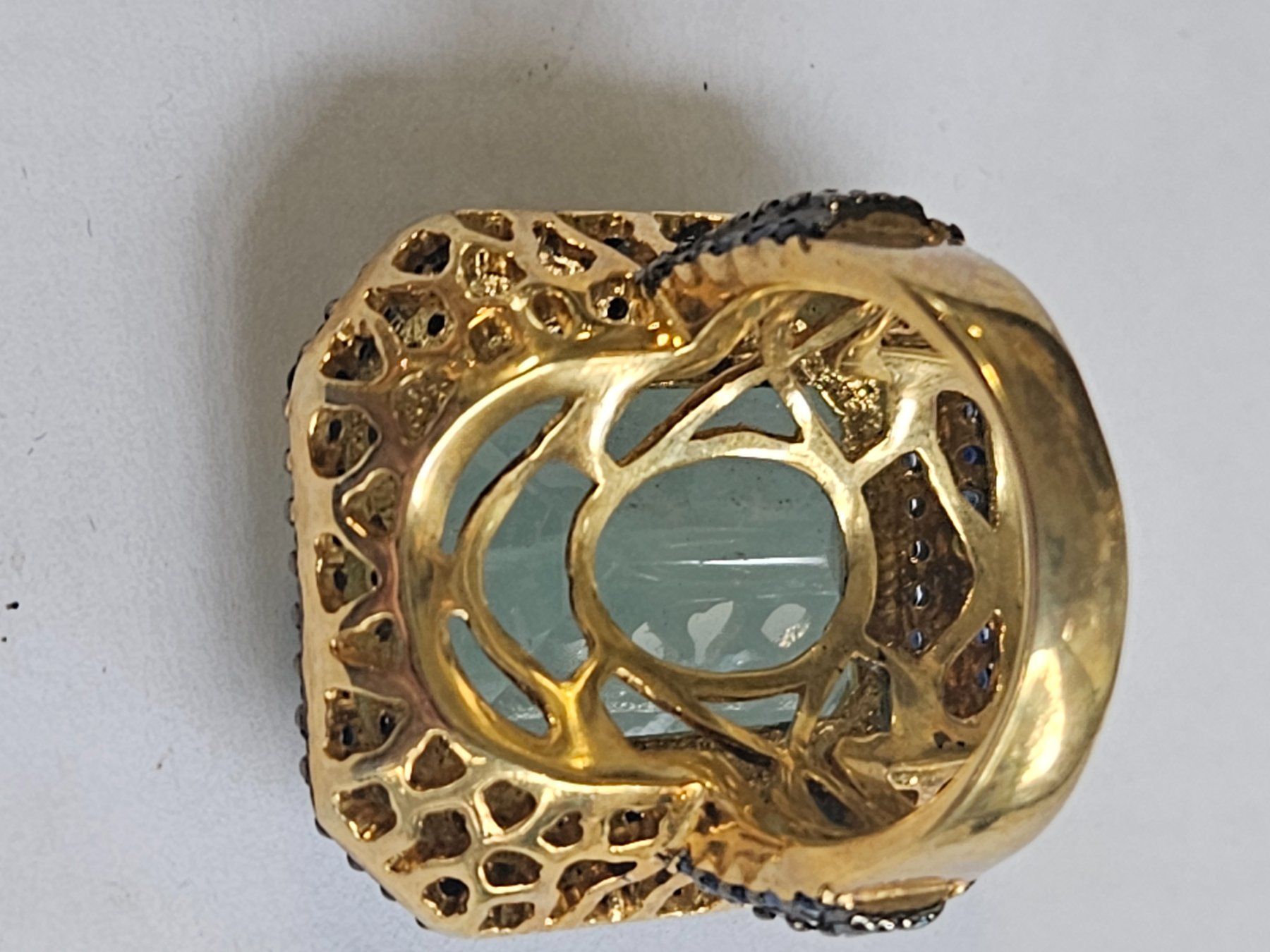 Bagues: Aquamarin Safir Ring – Neuf (Voir description) à Zürich par benedikt12 2