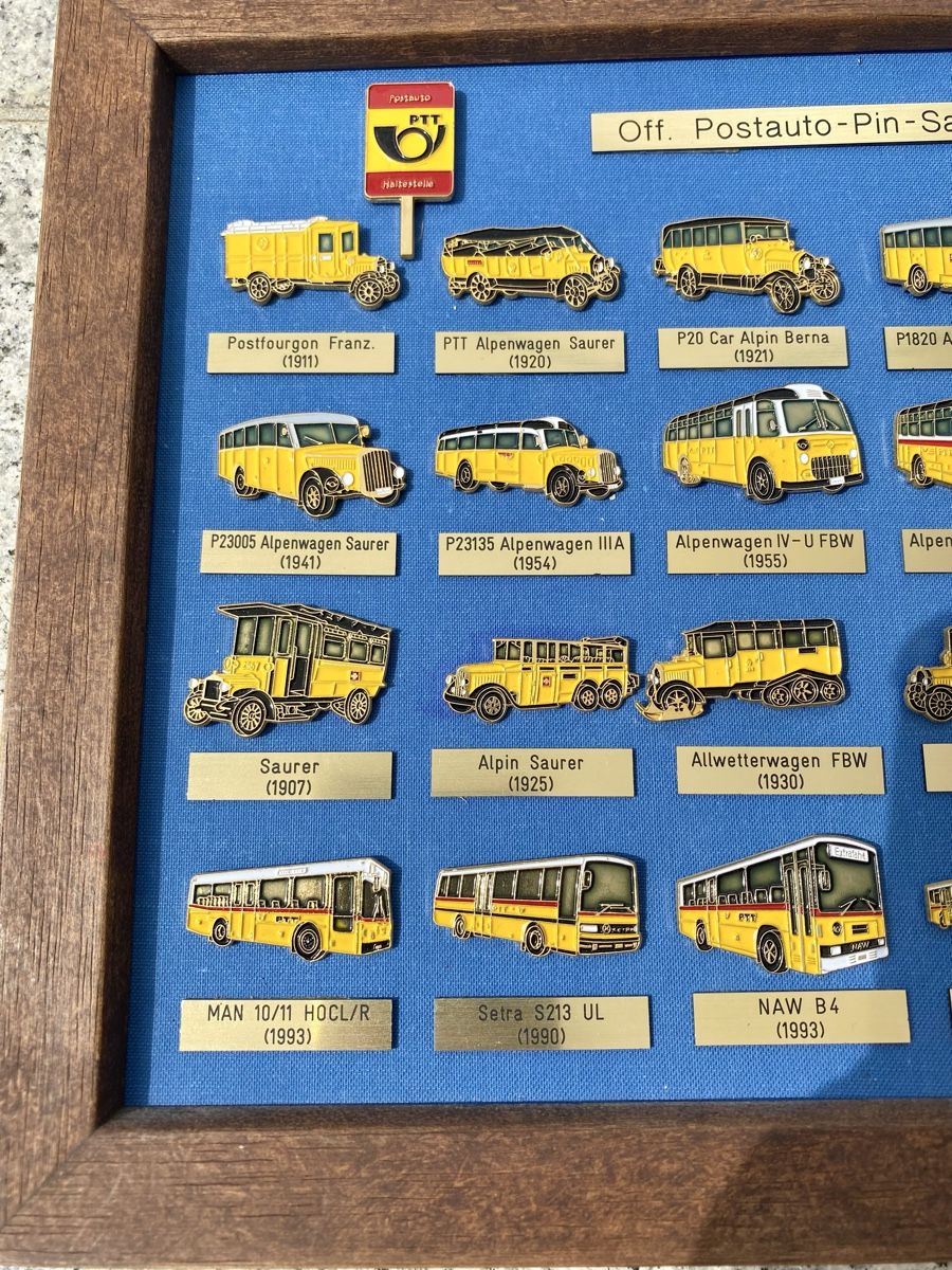 Foto & Immagini: Komplette Sammlung Postauto-Pin – Usato da Rotkreuz venduto da Once0 3