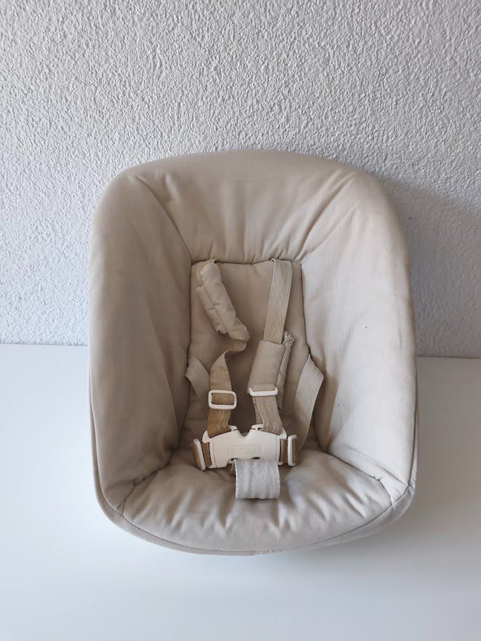 Stokke Seggioloni: Stokke Tripp Trapp Newborn Set Stoff Sitzverkleinerer – Usato da Toffen venduto da Immo-Erben