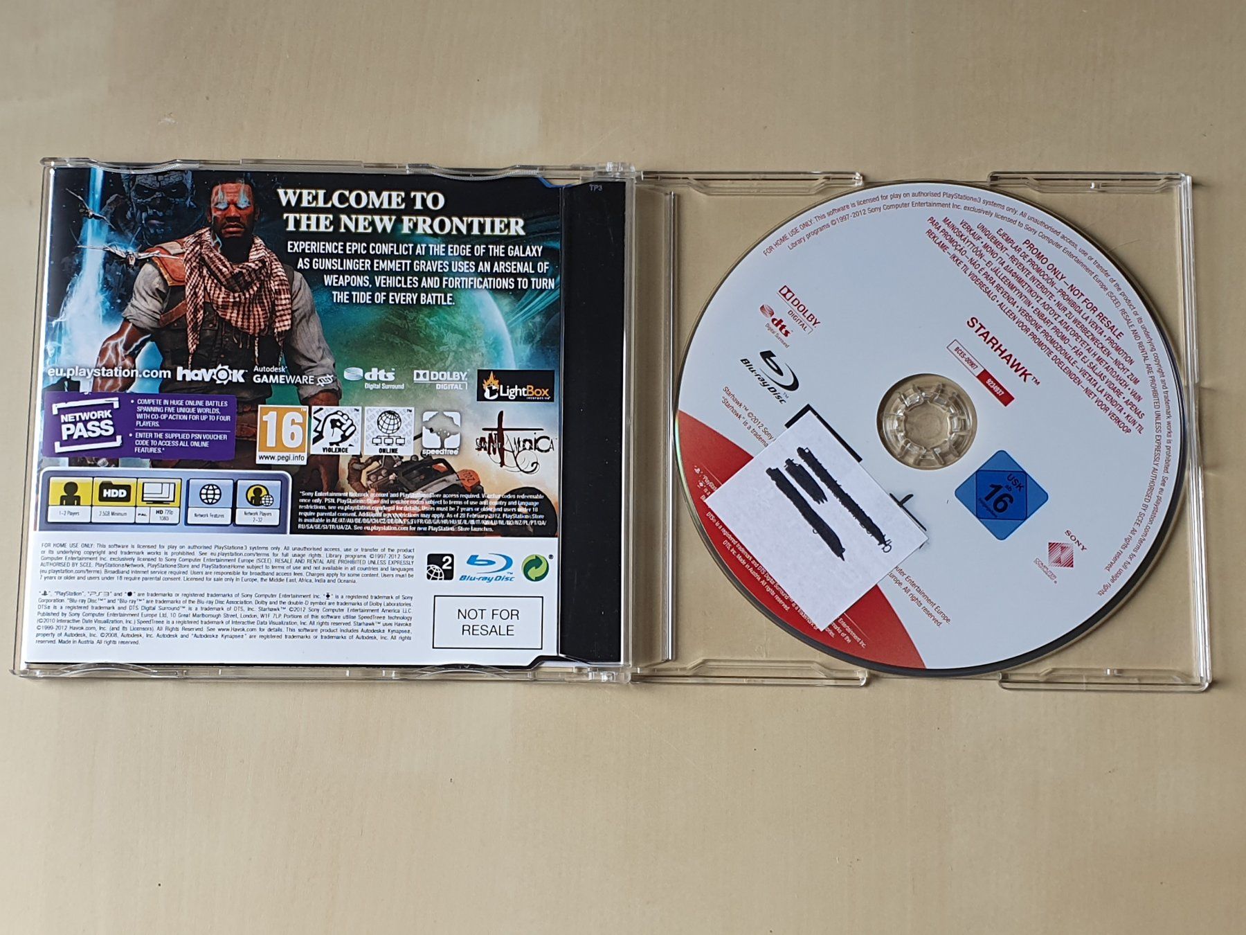 Sony Giochi: Starhawk Promo – Usato da Stansstad venduto da collectorsshop 1
