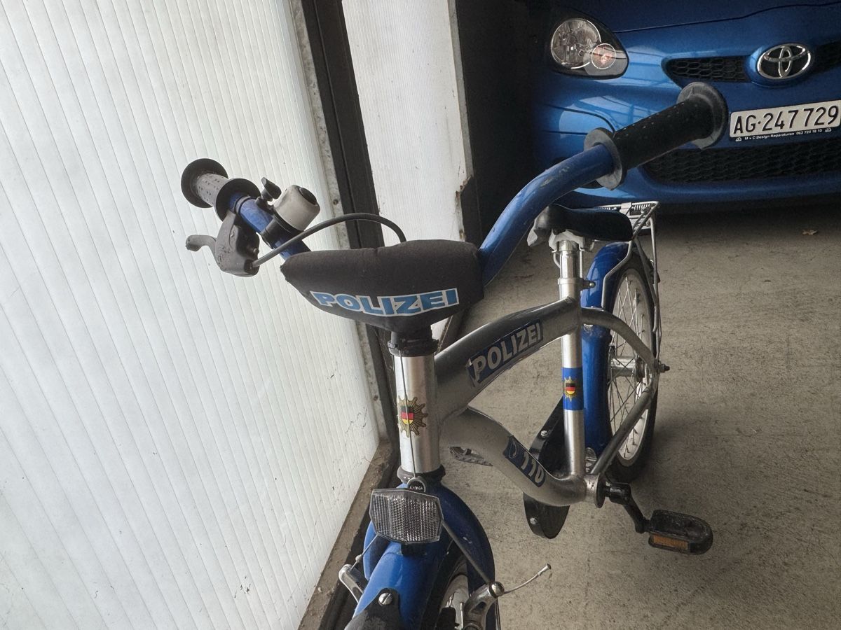 Biciclette: Kinder Fahrrad Polizei Style – Usato da Muhen venduto da jol_ina00 1