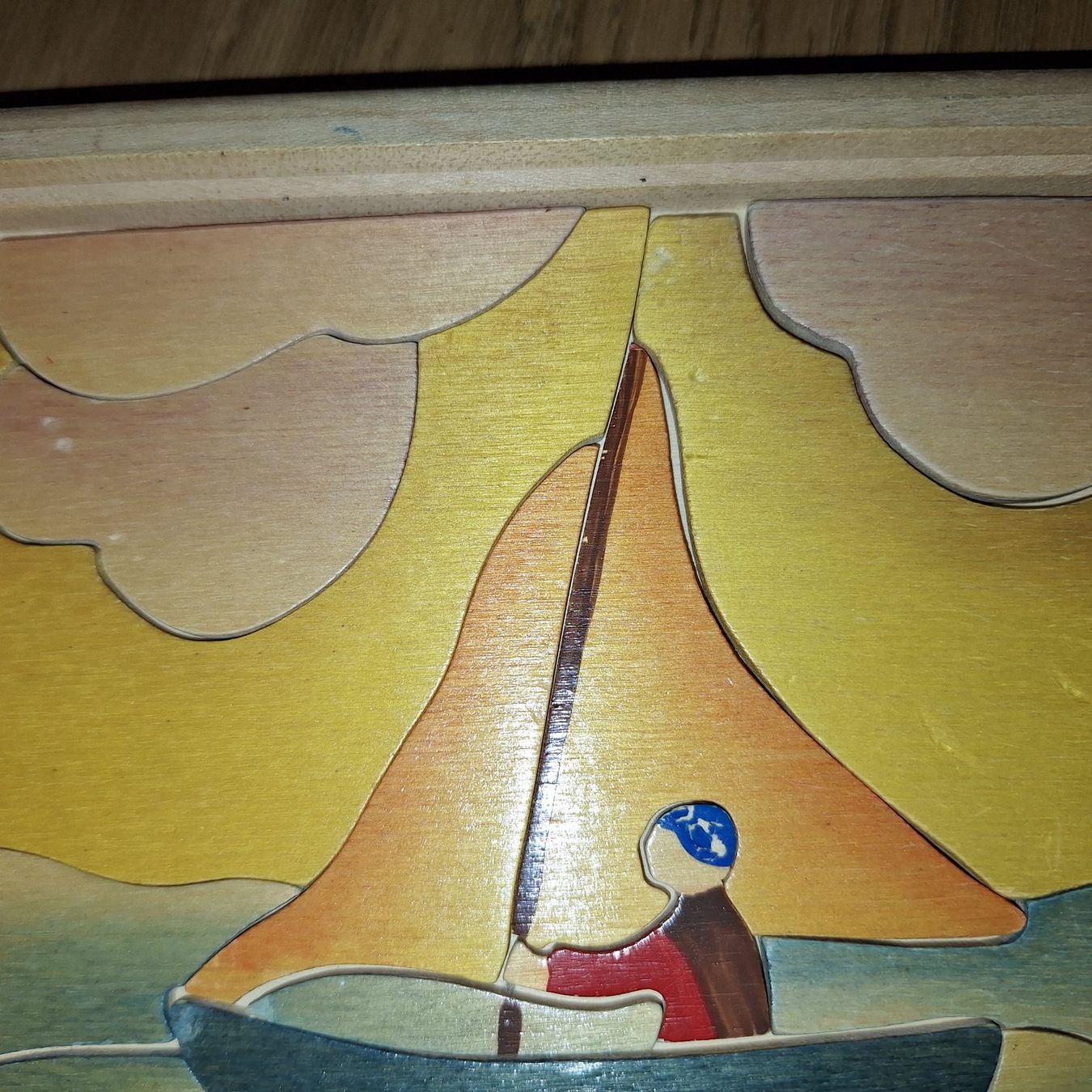 Puzzle: Vintage Holz Puzzle Segelboote – Usato da Opfikon venduto da Carslo5 3