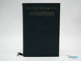 FRANZ MEHRING Zur Lit.-Gesch. v. Calderon b. Heine