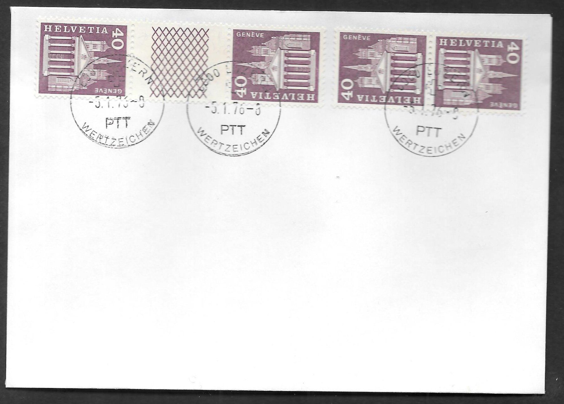 Alle Briefmarken: FDC K50L + S68 ET Luzern 5.1.1976 – Neu (gemäss Beschreibung) aus Olten von clotaldi