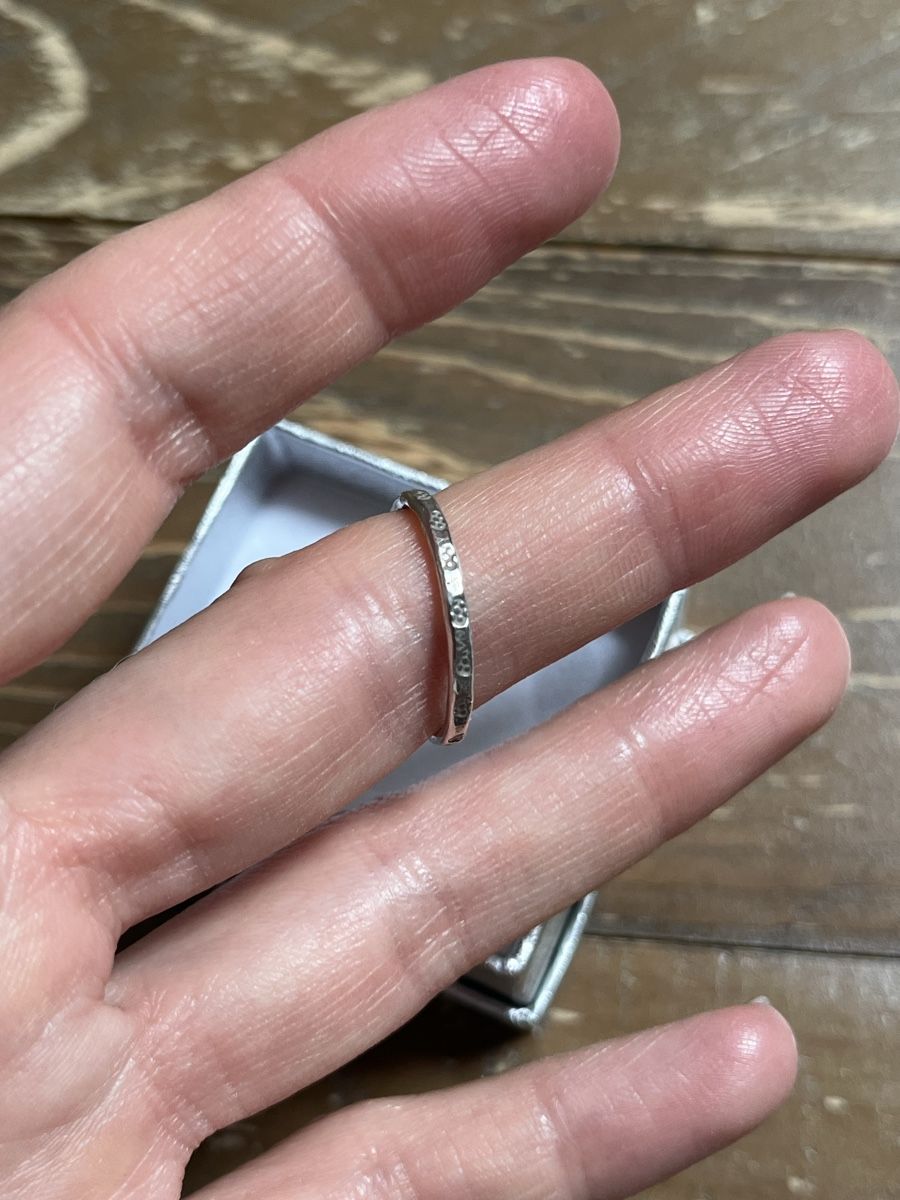 Anelli: Silberring mit Muster – Nuovo e nell'imballaggio originale da Worb venduto da alfiie824 1