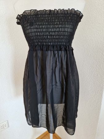 Schönes, leichtes, schwarzes Sommerkleid, Grösse M, NEU