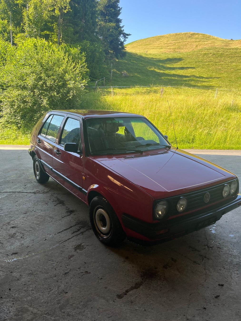 VW Automobili: VW Golf 2 unverbasstelt 150000km – Usato da Heimisbach venduto da steyr77 1