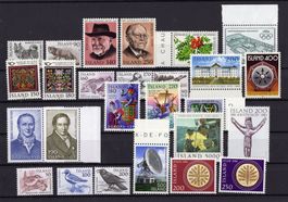 R5959  /  Islande 1980-1981 2 années complètes neuves XX