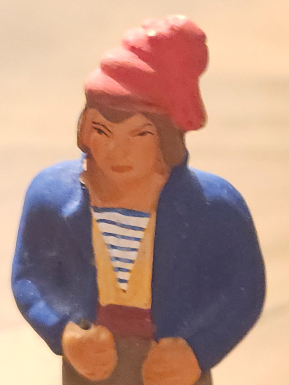 Statuette: santon Carbonel vintage Le Pecheur – Usato da Thônex venduto da lacomtessedesfees 4