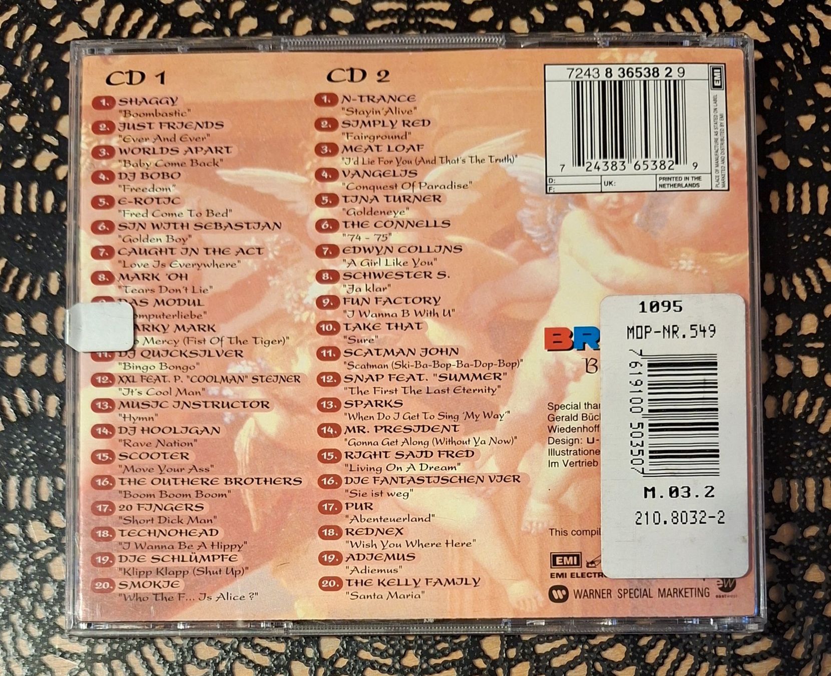 CDs: Bravo Hits - Best Of 95, 2CD Hit Compilation Sampler 1995 – Gebraucht aus Amriswil von Celini3 1