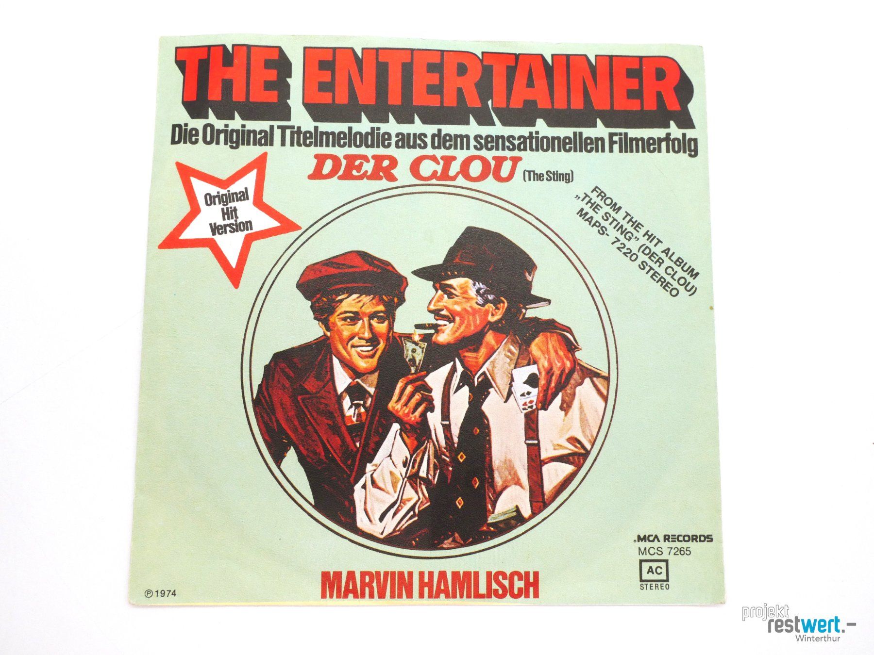 Vinyles: MARVIN HAMLISCH - The Entertainer, Single Platte – D'occasion à Winterthur par Restwert_Winterthur 2