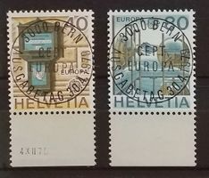ET) 630-631, Europamarken ET Vollstempel Kt. 8.-