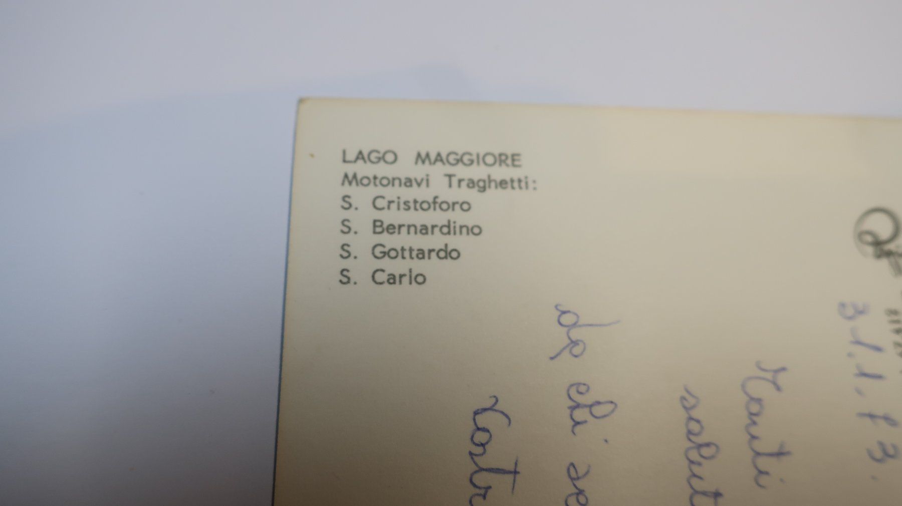 Ansichtskarten: Lago Maggiore  1973 Bateaux – Gebraucht aus Cormoret von Pascalll2001 5