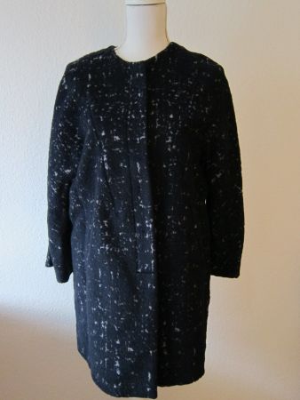 Jacke, Mantel, "Jupe de Satin" Alpakaanteil,  Design, NEU!