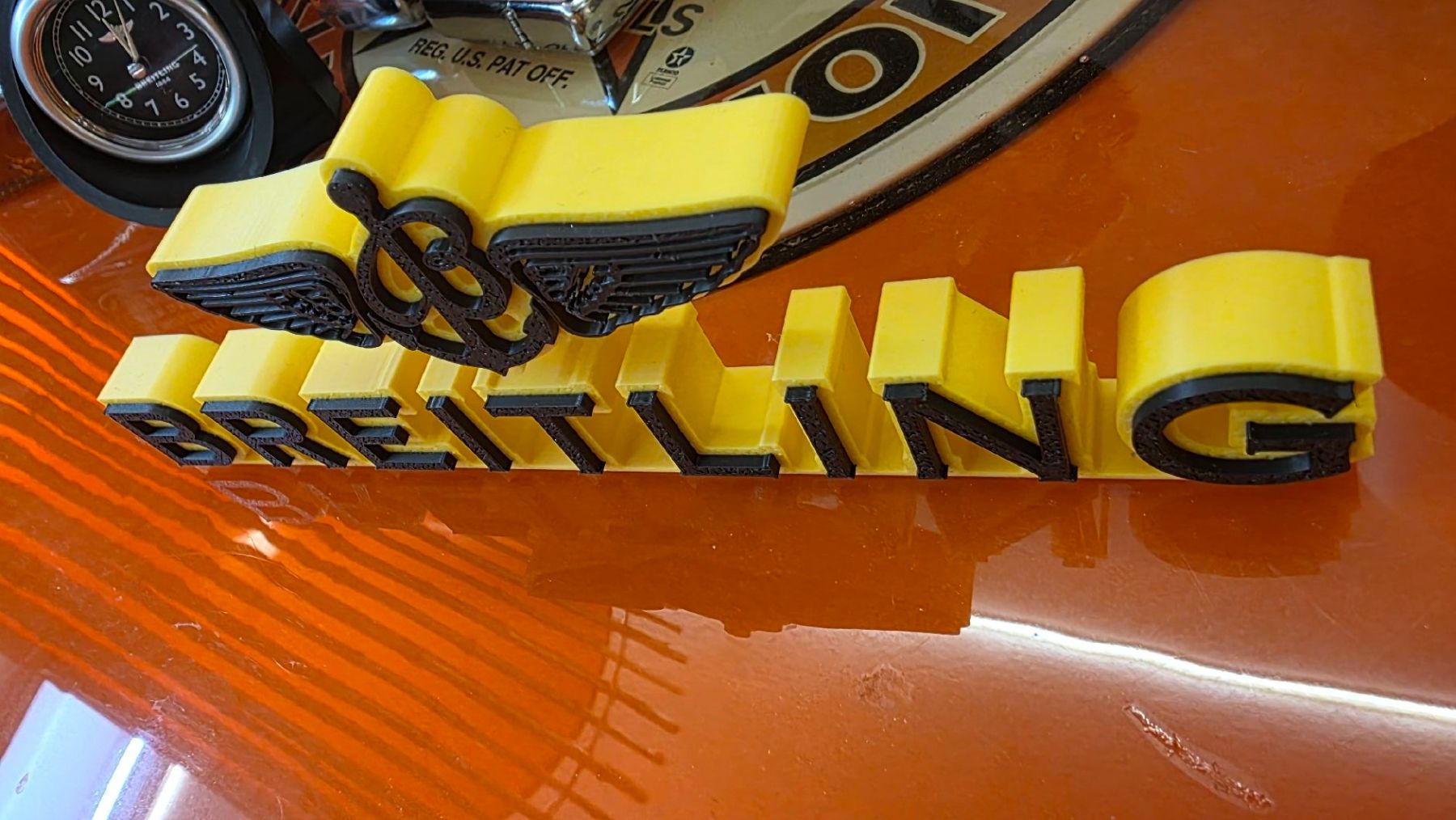 Tutte le decorazioni: BREITLING LOGO AUSSTELLER – Nuovo (secondo la descrizione) da Winterthur venduto da Navitimer 2
