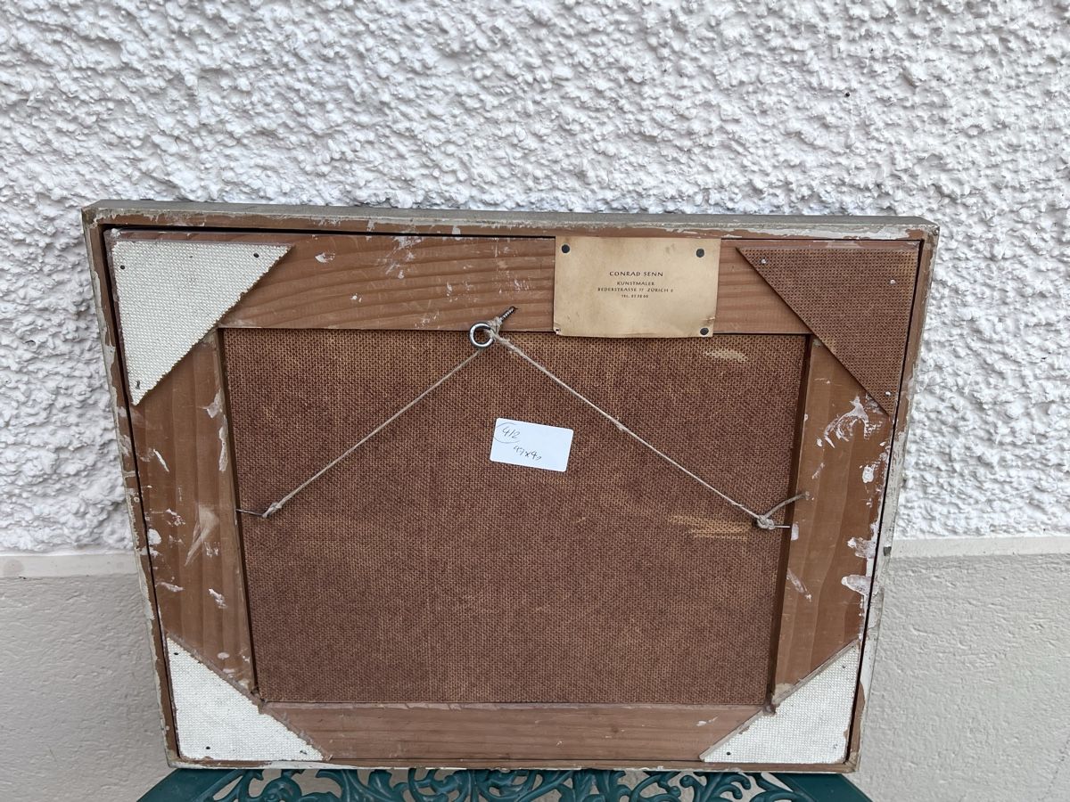 Gemälde: Gemälde , Conrad Senn (Nr: 412) – Gebraucht aus Glattfelden von maa_qcj8 4