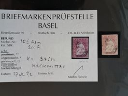 Strubel 24F mit Attest und Rundstempel