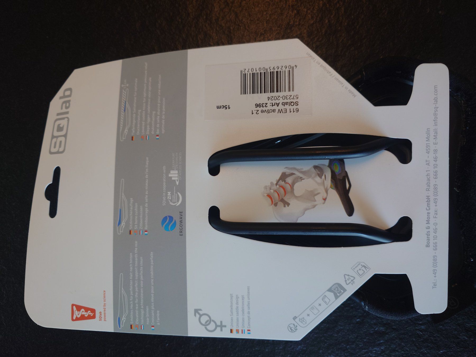 Pezzi di ricambio: Fahrradsattel SQlab 611 Active MTB schwarz neu – Nuovo (secondo la descrizione) da Oberkirch LU venduto da Irwish 3