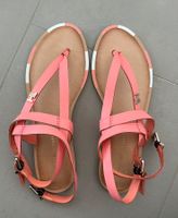 Tommy Hilfiger Iconic flat strappy sandal coral Grösse 39