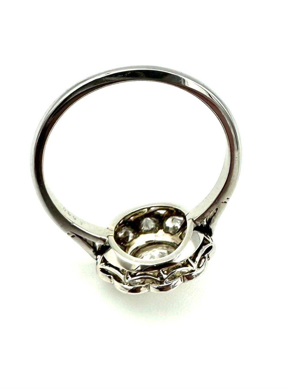 Anelli: Bague "Belle Epoque" en platine et diamants – Usato da Renens VD venduto da Diademe.sarl 6