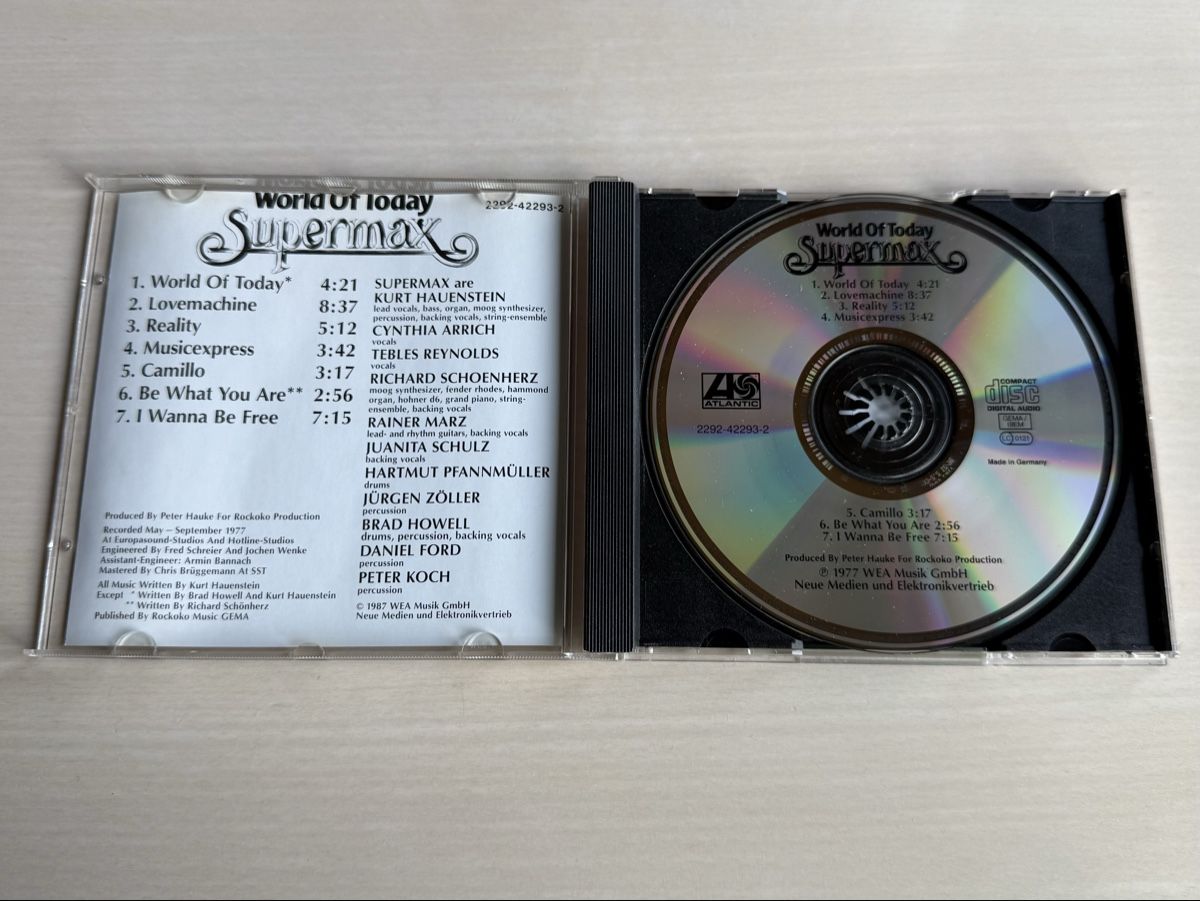 CD: Supermax - World of Today CD, – Usato da Oberried Brienz venduto da Chyara 2